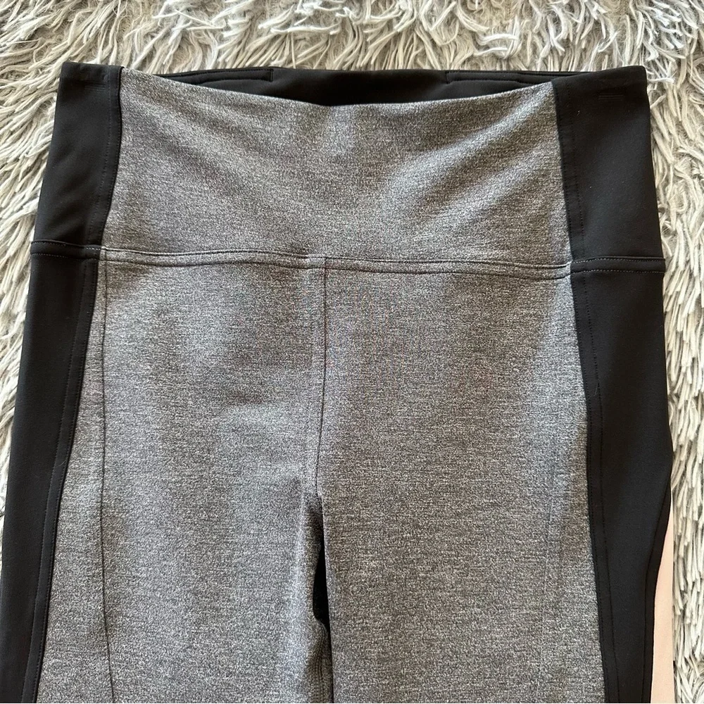 Lululemon Get Going Train Tight 28” Heathered Black Smoky Blush Leggings Size 6